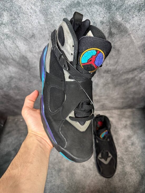Size 9.5 | Jordan 8 Aqua No Box | Pre-Owned main image 5